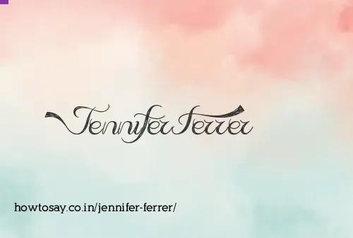 Jennifer Ferrer