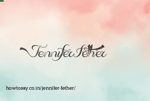 Jennifer Fether