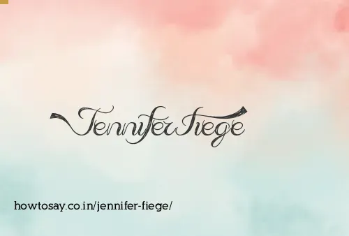 Jennifer Fiege