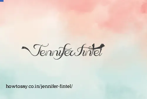 Jennifer Fintel