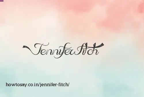 Jennifer Fitch