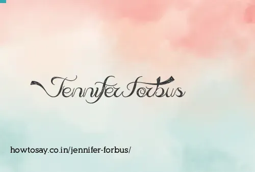 Jennifer Forbus