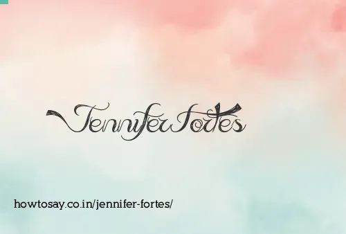 Jennifer Fortes