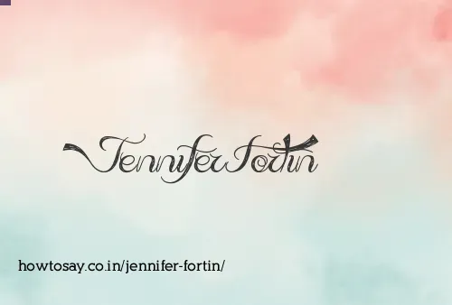 Jennifer Fortin