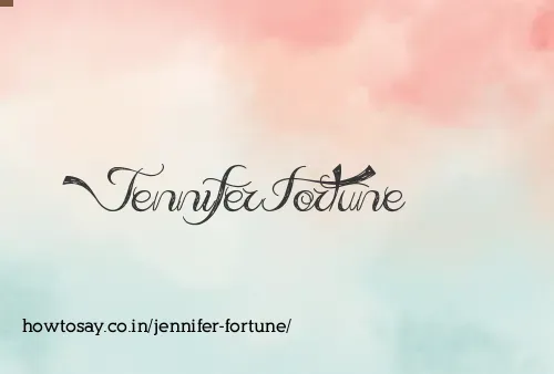 Jennifer Fortune