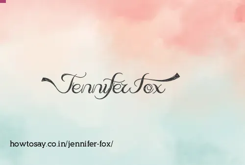 Jennifer Fox