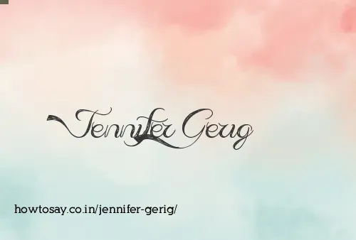 Jennifer Gerig