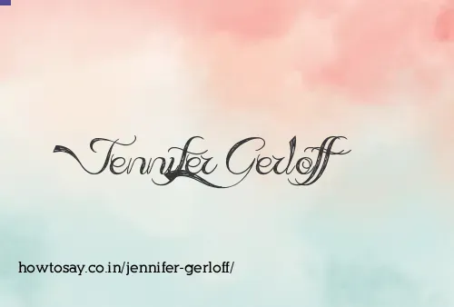 Jennifer Gerloff