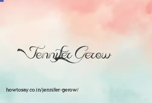 Jennifer Gerow