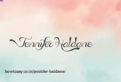 Jennifer Haldane