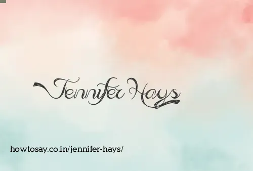 Jennifer Hays