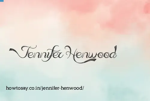 Jennifer Henwood