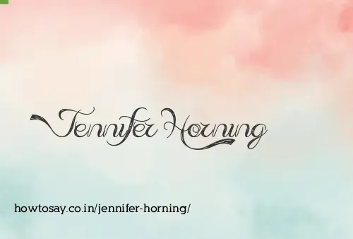 Jennifer Horning