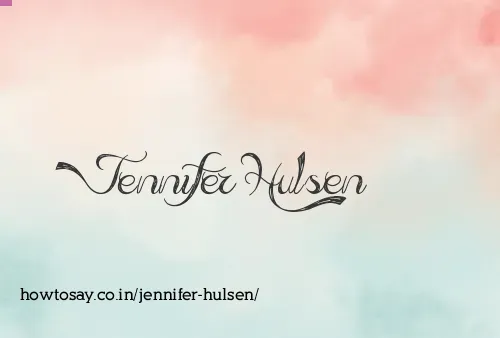 Jennifer Hulsen