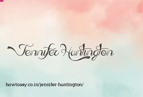 Jennifer Huntington
