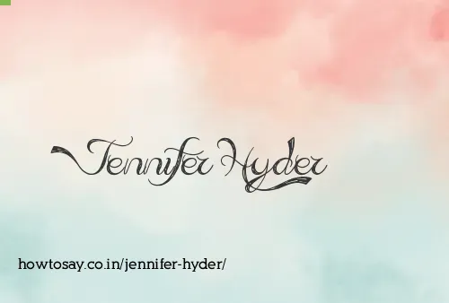 Jennifer Hyder