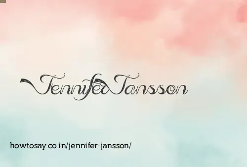 Jennifer Jansson