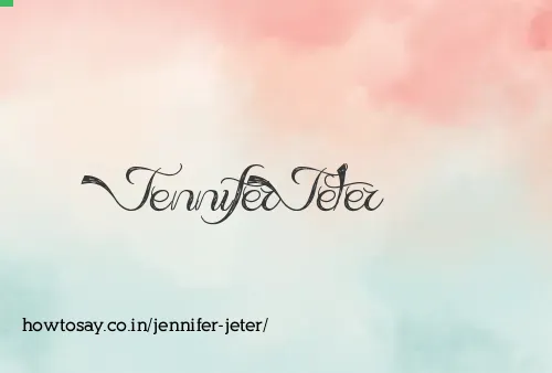 Jennifer Jeter