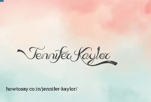 Jennifer Kaylor