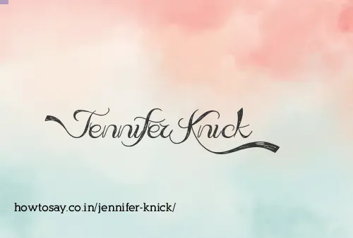Jennifer Knick