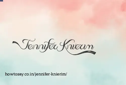 Jennifer Knierim