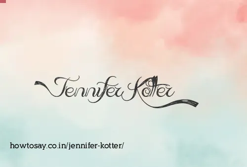 Jennifer Kotter
