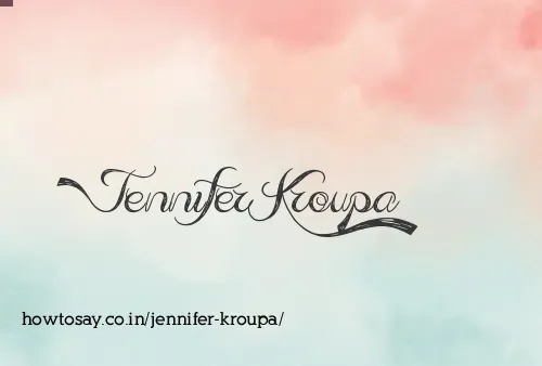 Jennifer Kroupa