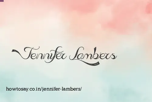 Jennifer Lambers