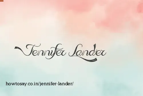 Jennifer Lander