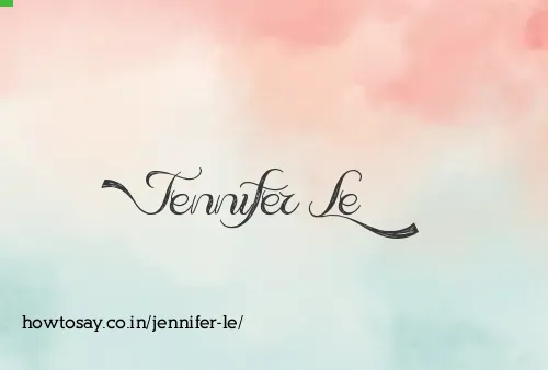 Jennifer Le