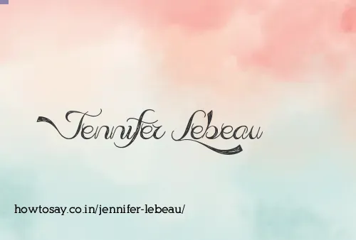 Jennifer Lebeau