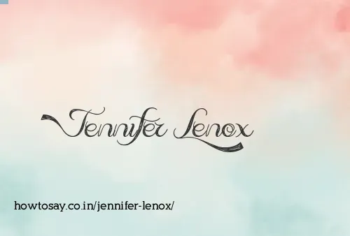 Jennifer Lenox