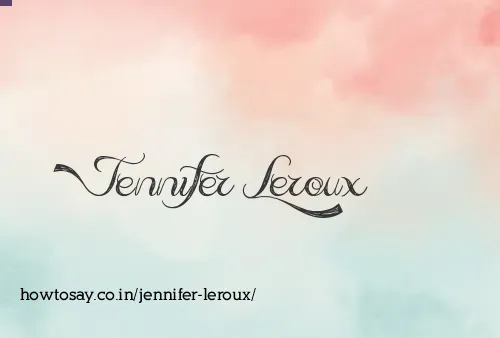 Jennifer Leroux