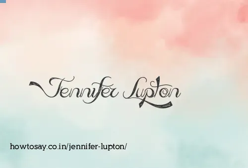 Jennifer Lupton