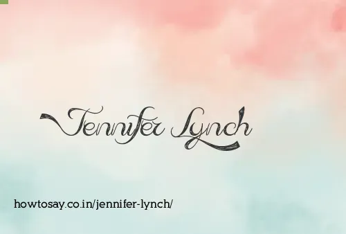 Jennifer Lynch