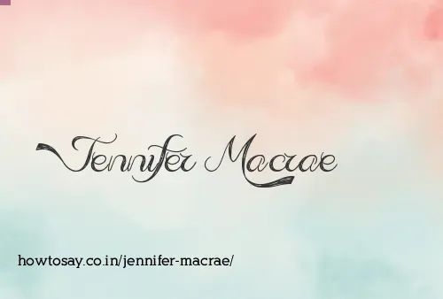 Jennifer Macrae