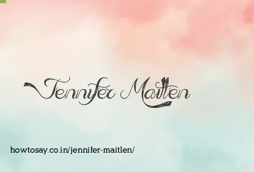 Jennifer Maitlen