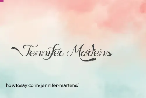 Jennifer Martens