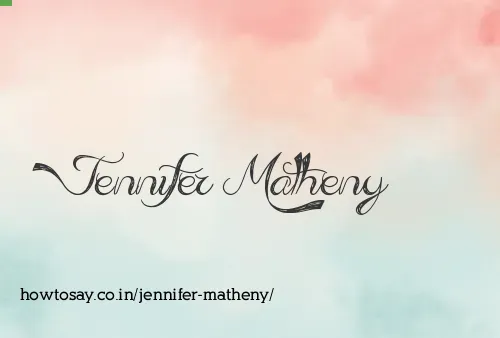 Jennifer Matheny