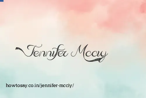 Jennifer Mcciy