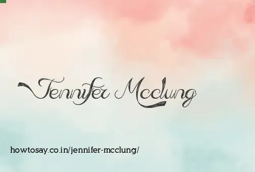 Jennifer Mcclung