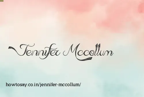 Jennifer Mccollum
