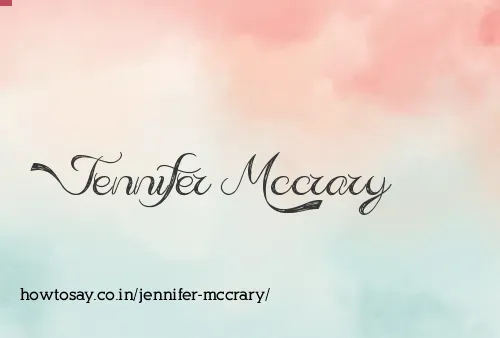 Jennifer Mccrary