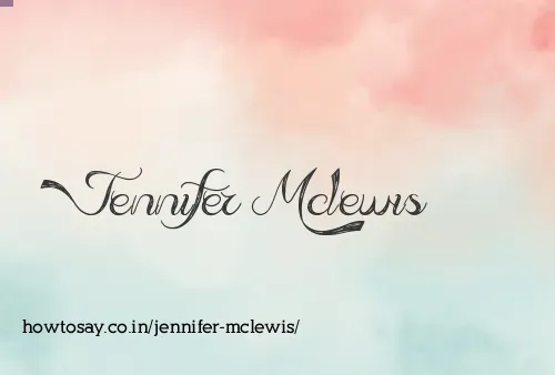 Jennifer Mclewis