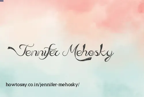 Jennifer Mehosky
