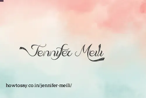 Jennifer Meili