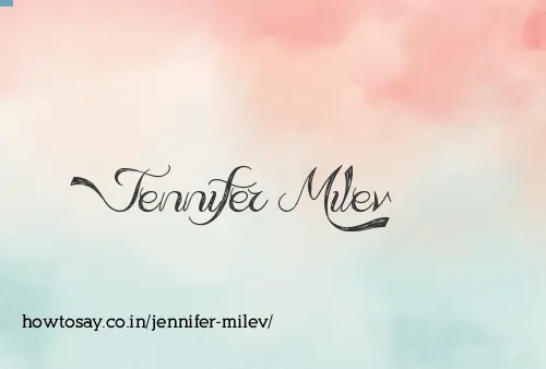 Jennifer Milev