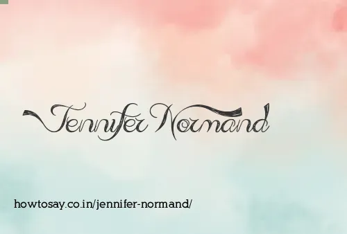 Jennifer Normand