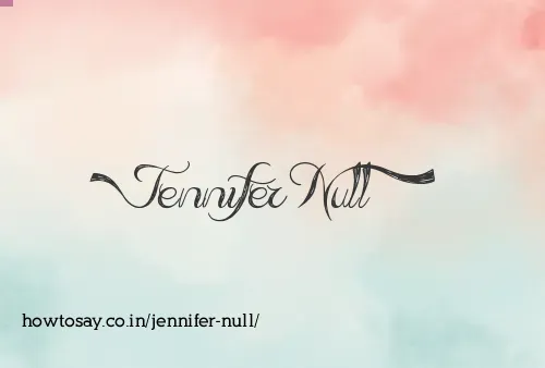 Jennifer Null