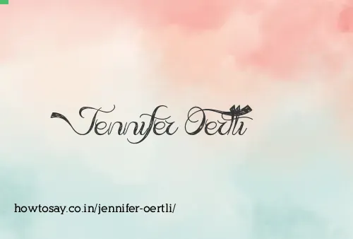 Jennifer Oertli